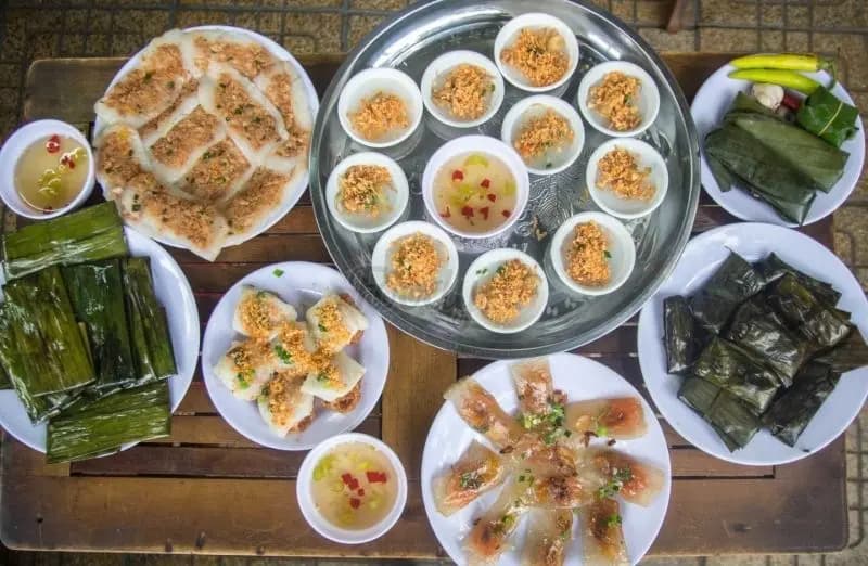 Central Vietnam Rice Cake Sampler Platter