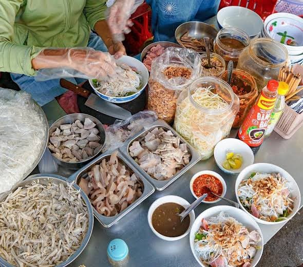 Savory Bun Mam Nem Fermented Anchovy Noodle