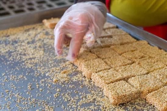Cam Le Sesame Rice Crackers Artisanal Factory Visit