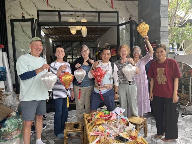 Do Paper Lantern Crafting at Hoi An Market