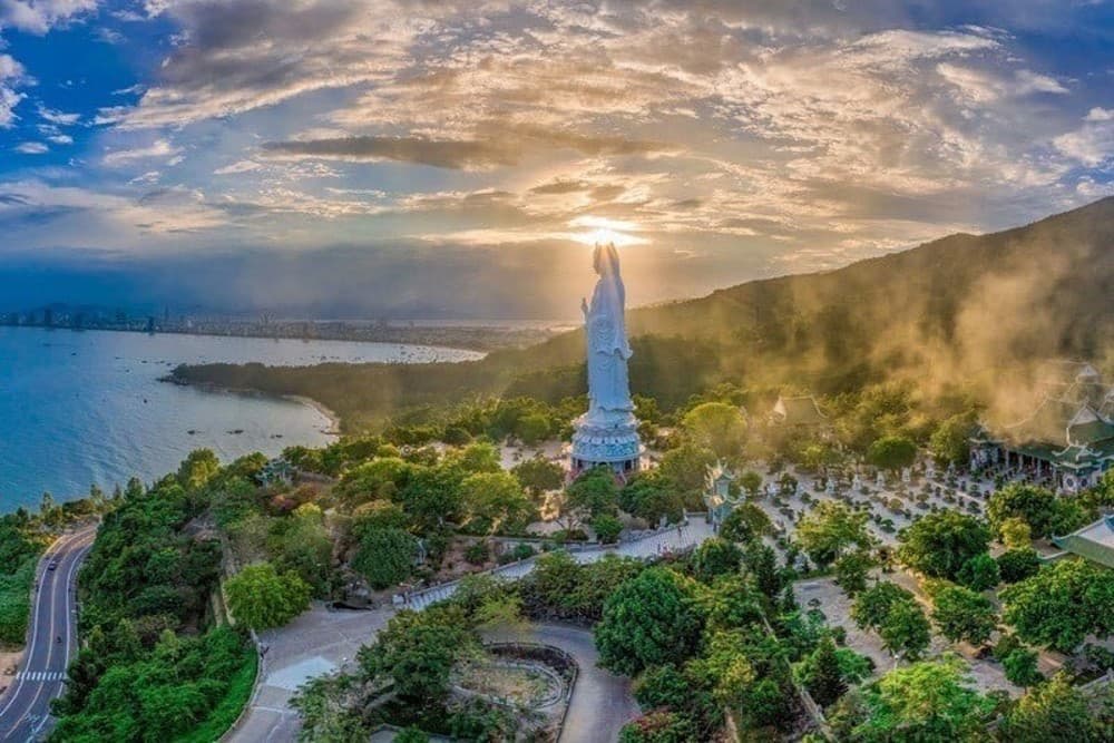 Early Morning Chimes at Linh Ung Pagoda